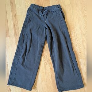 Lululemon Black Scuba Wide Leg Sweatpants M